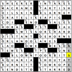 CrosSynergy/Washington Post crossword solution, 12.17.14: "Or Else"