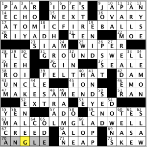 CrosSynergy/Washington Post crossword solution, 12.02.14: "Shakespearean Conclusion"