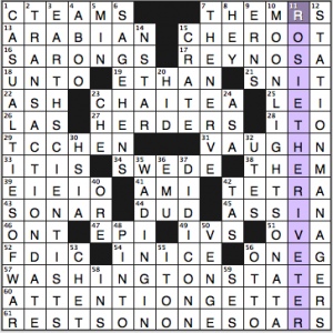 NY Times crossword solution, 1 10 15, no. 0110