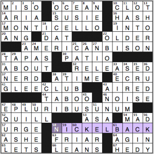 NY Times crossword solution, 1 13 15, no. 0113