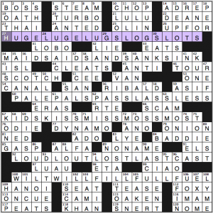 NY Times crossword solution, 1 18 15 "Changelings"