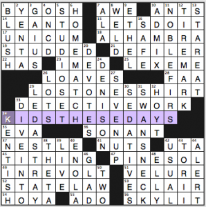 NY Times crossword solution, 1 24 15, no. 0124