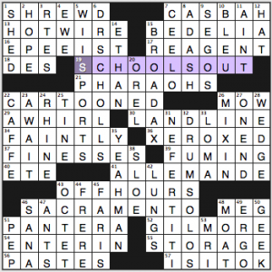 NY Times crossword solution, 1 30 15, no. 0130