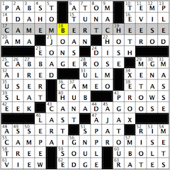 CrosSynergy/Washington Post crossword solution, 01.21.15: "Open Case"