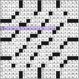 Merl Reagle Sunday crossword solution, "Funny Business"