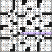 Merl Reagle's crossword solution, 2 8 15 "Double Dating"
