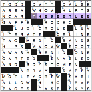 NY Times crossword solution, 2 11 15, no. 0211