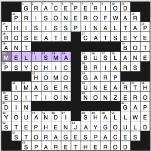 NY Times crossword solution, 2 27 15, no. 0227