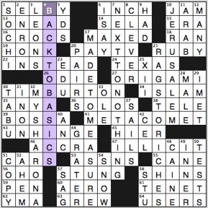 NY Times crossword solution, 3 19 15, no 0319