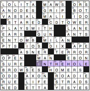 NY Times crossword solution, 3 12 15, no 0312
