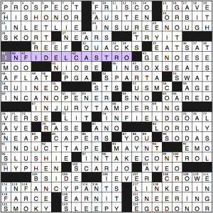 NY Times crossword solution, 3 15 15 "Making Connections"