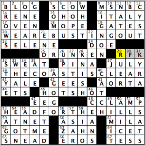 CrosSynergy/Washington Post crossword solution, 03.11.15: "Flying the Coop"