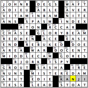 CrosSynergy/Washington Post crossword solution, 03.16.15: "Making Amends"