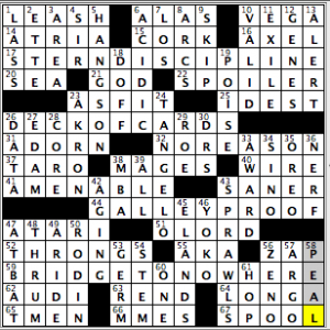 CrosSynergy/Washington Post crossword solution, 03.24.15: "Whatever Floats Your Boat"