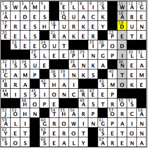 CrosSynergy/Washington Post crossword solution, 03.28.15: "Call Pest Control"