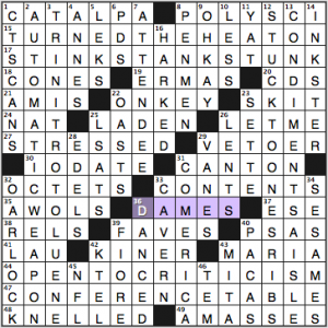 NY Times crossword solution, 4 24 15, no 0424