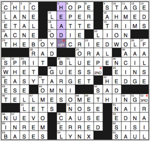 NY Times crossword solution, 4 9 15, no 0409