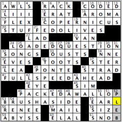 CrosSynergy/Washington Post crossword solution, 04.01.15: "SRO"