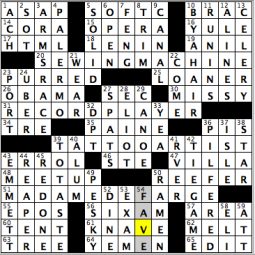 CrosSynergy/Washington Post crossword solution, 04.14.15: "A Prickly Situation"