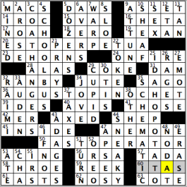 CrosSynergy/Washington Post crossword solution, 04.24.15: "Stop Ins"