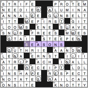 NY Times crossword solution, 5 6 15, no 0506