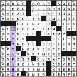 NY Times crossword solution, 5 2 15, no 0502