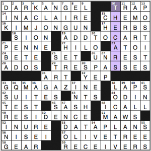 NY Times crossword solution, 5 15 15, no 0515