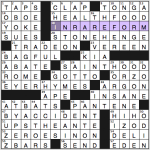 NY Times crossword solution, 5 29 15, no 0529