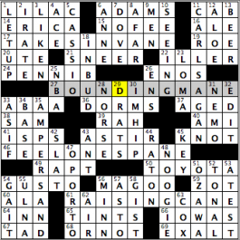 CrosSynergy/Washington Post crossword solution, 05.07.15: "Sound Reasoning"
