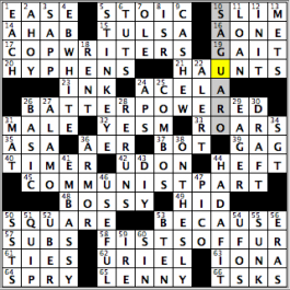 CrosSynergy/Washington Post crossword solution, 05.26.15: "Why Not?"