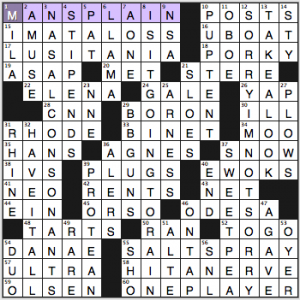 NY Times crossword solution, 6 26 15, no 0626