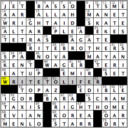 CrosSynergy/Washington Post crossword solution, 06.03.15: "You've Got It All Wrong!"