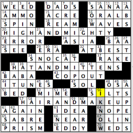 CrosSynergy/Washington Post crossword solution, 06.13.15: "HAM Operators"