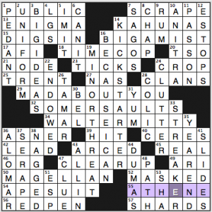 NY Times crossword solution, 7 17 15, no 0717