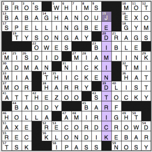 NY Times crossword solution, 7 4 15, no 0704