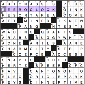 NY Times crossword solution, 7 10 15, no 0710