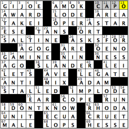 CrosSynergy/Washington Post crossword solution, 07.15.15: "C'mon, Man Up!"