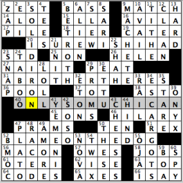 CrosSynergy/Washington Post crossword solution, 07.18.15: "Fault Line"