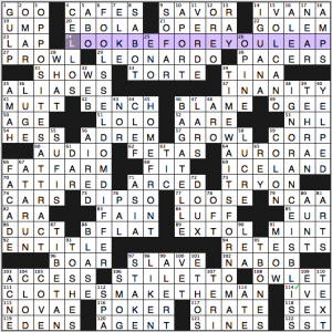 NY Times crossword solution, 8 30 15 "Conflicting Advice"