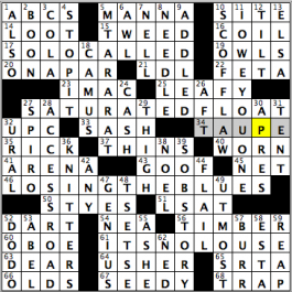 CrosSynergy/Washington Post crossword solution, 08.06.15: "Lo and Behold!"