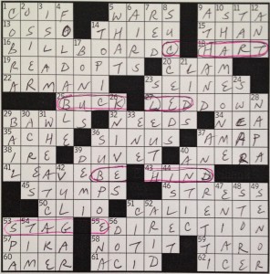 WSJ crossword solution, 9 24 15 "Deer Crossing"