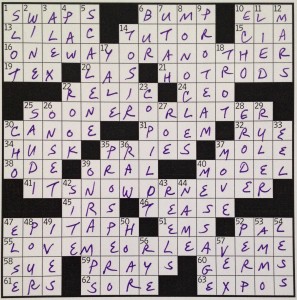 WSJ crossword solution, 9 28 15 "Alternative Music"