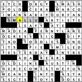 CrosSynergy/Washington Post crossword solution, 09.18.15: "Beatles Flops"