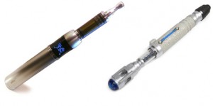 Today's quiz: Which is the E-CIG and which is Doctor Who's Sonic Screwdriver?