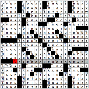NY Times crossword solution, 11 29 15 "Four-Letter Words"