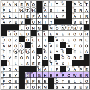 NY Times crossword solution, 11 5 15, no 1105