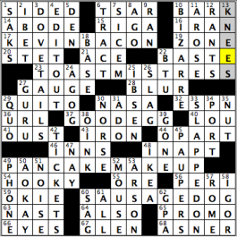 CrosSynergy/Washington Post crossword solution, 11.02.15: "Breakfast Special"