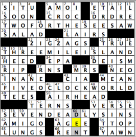 CrosSynergy/Washington Post crossword solution, 11.06.15: "Prime Time"