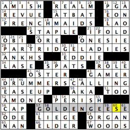 CrosSynergy/Washington Post crossword solution, 12.12.15: "Regifting"