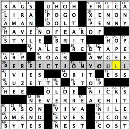 CrosSynergy/Washington Post crossword solution, 12.19.15: "Ideal Breaker"